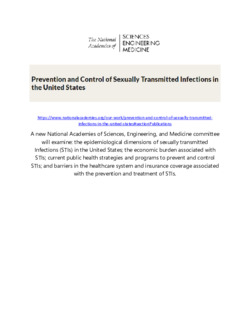 Prevention and Control of Sexually Transmitted Infections in the Unite