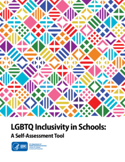 LGBTQ Inclusivity in Schools: A Self-Assessment Tool