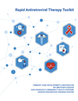 National Rapid Antiretroviral Therapy Toolkit