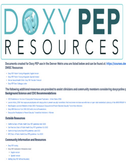 DoxyPEP Resource Page