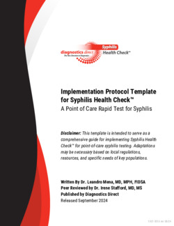 Implementation Protocol Template for Syphilis Health Check